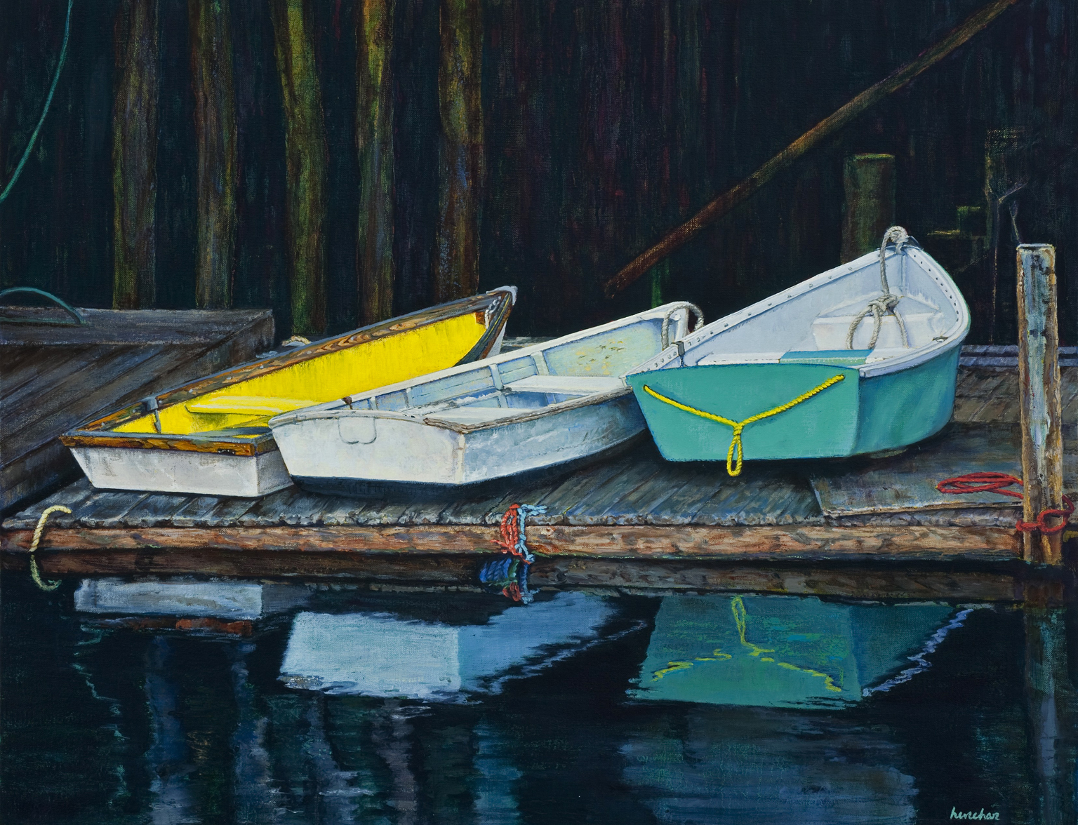 Three Dinghies
